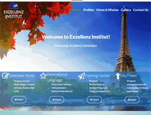 Tablet Screenshot of exzellenz-institut.com